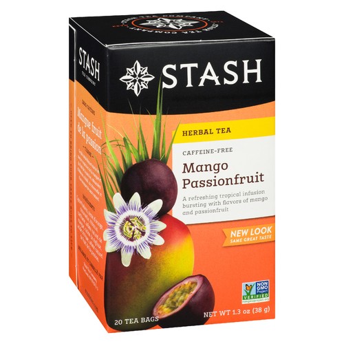 Stash Caffeine-Free Herbal Tea Mango Passionfruit 20 Tea Bags