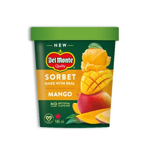 Del Monte Sorbet Tropical Mango 946 ml