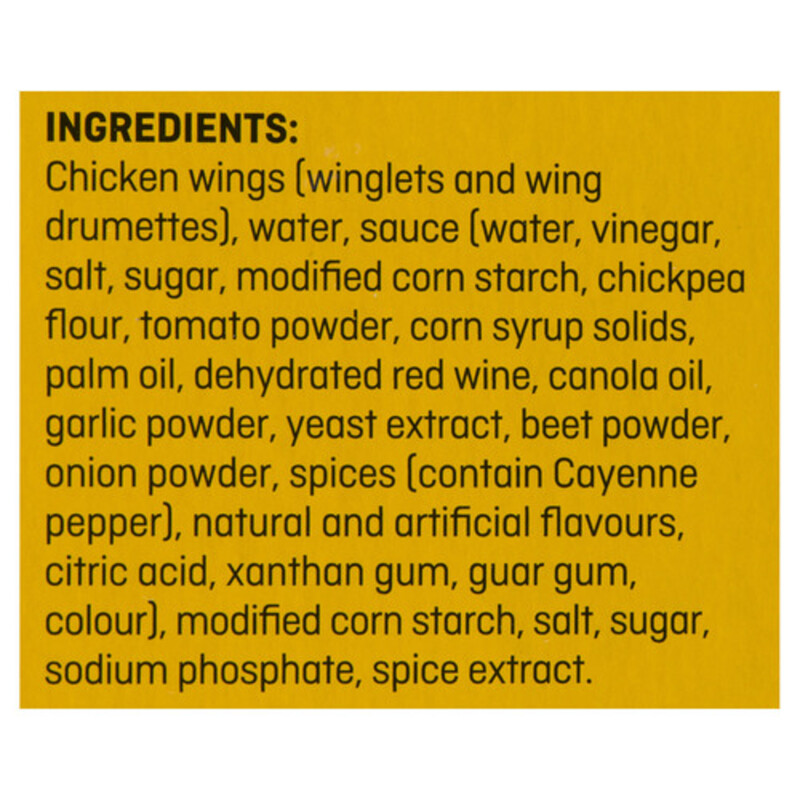 La Cage Frozen Chicken Wings Spicy Buffalo 550 g Voilà Online