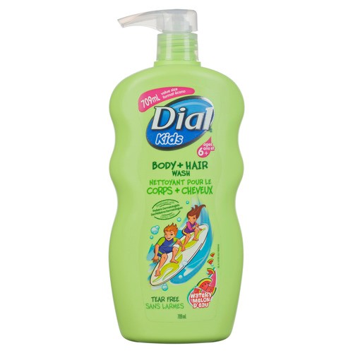 Dial Kids Body + Hair Wash Watermelon 709 ml