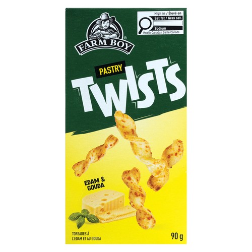 Farm Boy Pastry Twists Edam & Gouda 90 g