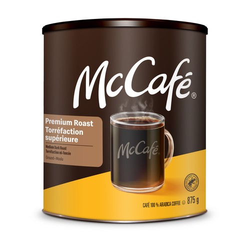 McCafé Ground Coffee Premium Dark Roast Medium 875 g