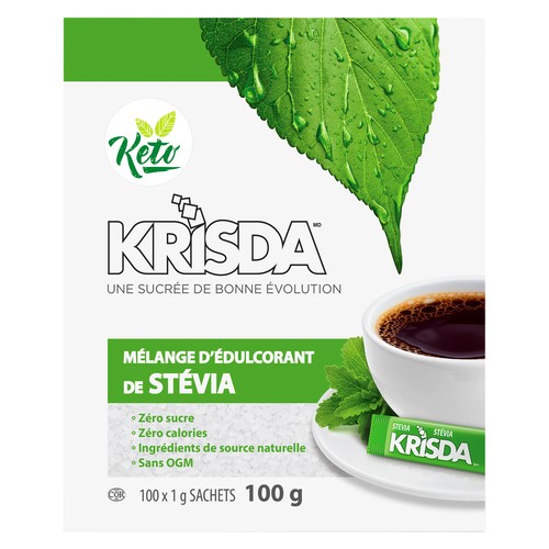 Krisda Sweetener Stevia 1 g x 100 Packets