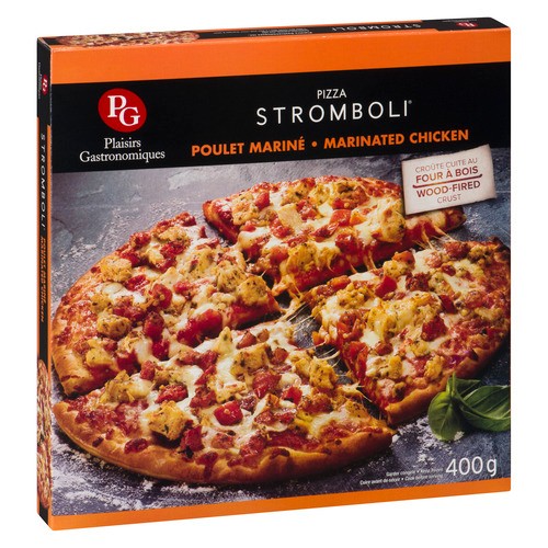 Stromboli Frozen Pizza Marinated Chicken 400 g