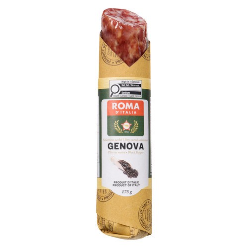 Roma D'Italia Genova Salamino With Black Pepper 175 g