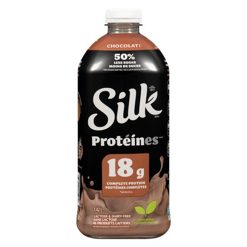 Silk Protein Lactose-Free Soy Beverage Chocolate 1.42 L
