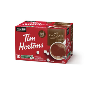 Tim Hortons Hot Chocolate Mix Pods Original 10 K-Cups 180 g