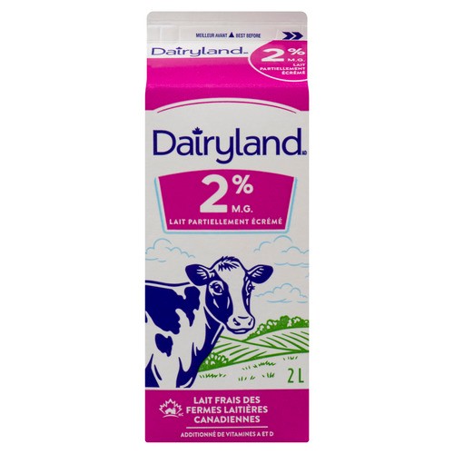 Dairyland 2% Milk Partly Skimmed 2 L