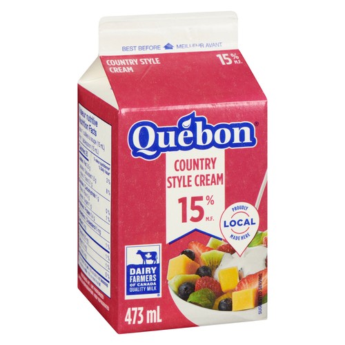 Quebon 15% Country Style Cream 473 ml