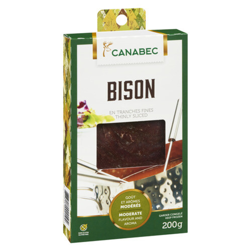 Gibiers Canabec Frozen Bison Chinese Fondue 200 g