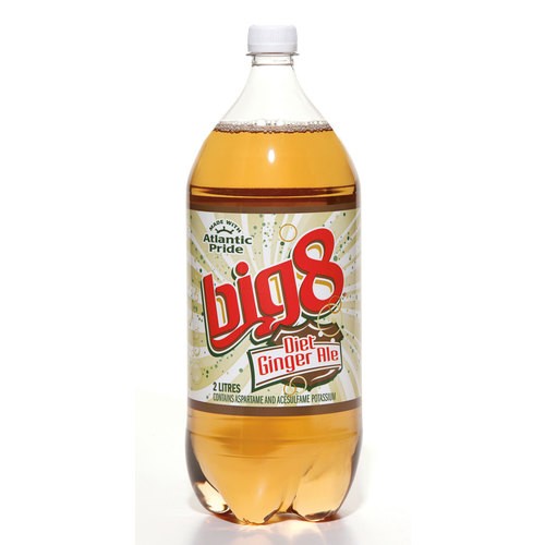 Big 8 Sugar Free Ginger Ale Soda 2 L