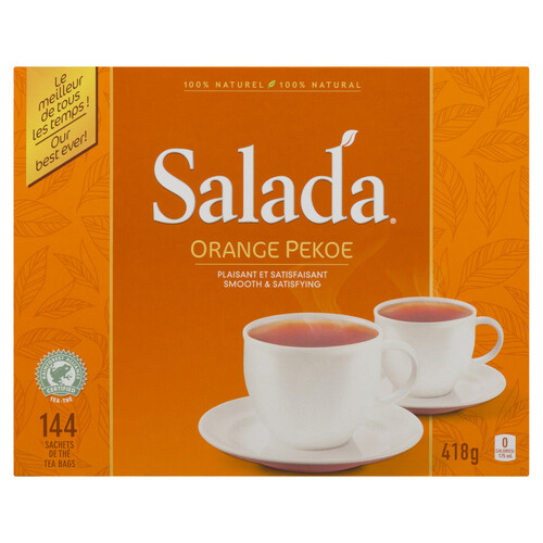 Salada Tea 100% Natural Orange Pekoe 144 EA 