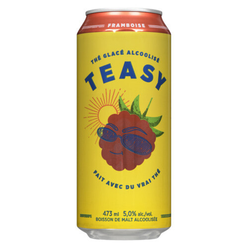 Teasy Beer 5% Alcohol Raspberry 473 ml (Can) 