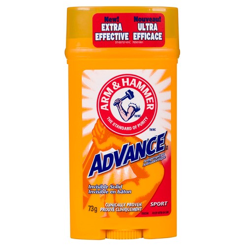 Arm & Hammer Advance Invisible Antiperspirant Solid Sport 73 g