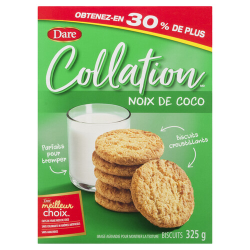 Dare Breaktime Peanut-Free Cookies Coconut 325 g