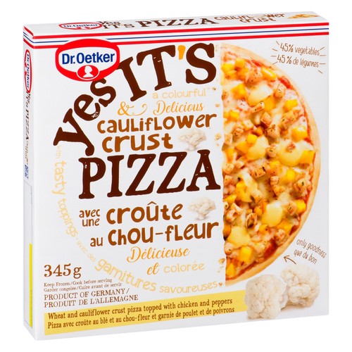 Dr. Oetker Frozen Pizza Yes It's Cauliflower Crust 345 g