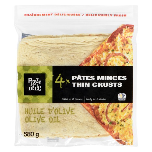 Pizzedelic Frozen Pizza Crust Olive Oil 580 g
