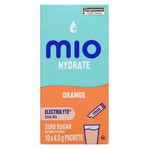 Mio Hydrate Zero Sugar Drink Mix Orange 10 x 4.5 g