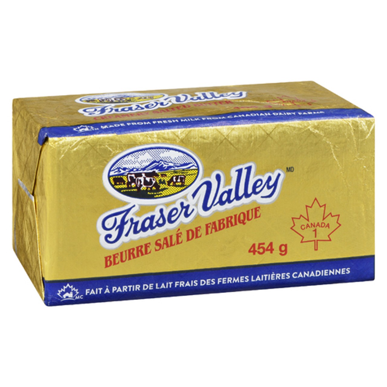 F Rasel G Fraser Valley Butter Salted 454 g - Voilà Online Groceries & Offers