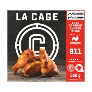 La Cage Ailes de poulet sport ailes 911 550 g