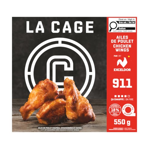 La Cage Frozen Chicken Wings Sport 911 550 g