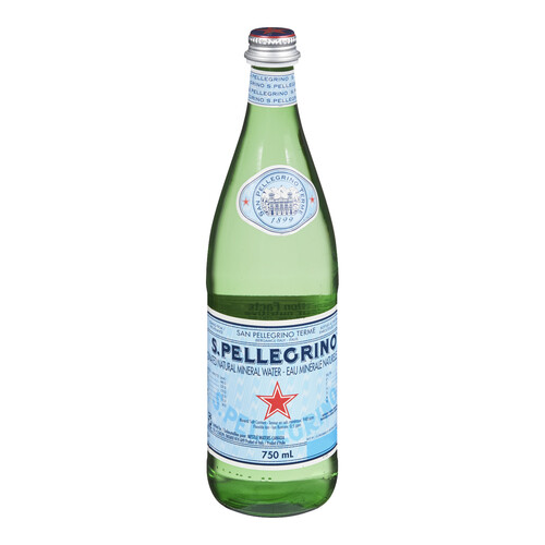 San Pellegrino Carbonated Mineral Water 750 ml (bottle)