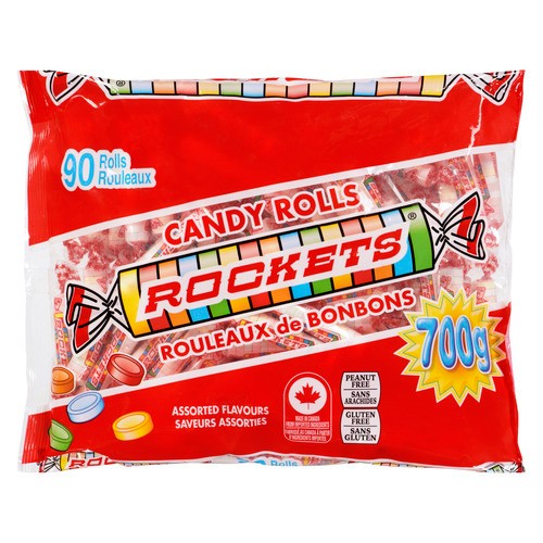Regal  Rockets Candy Rolls 700 g