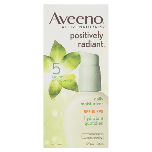 Aveeno Positively Radiant Daily Moisturizer 120 ml