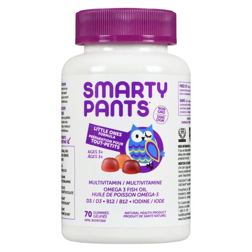 Smarty Pants Multivitamins Little Ones Formula 70 Count