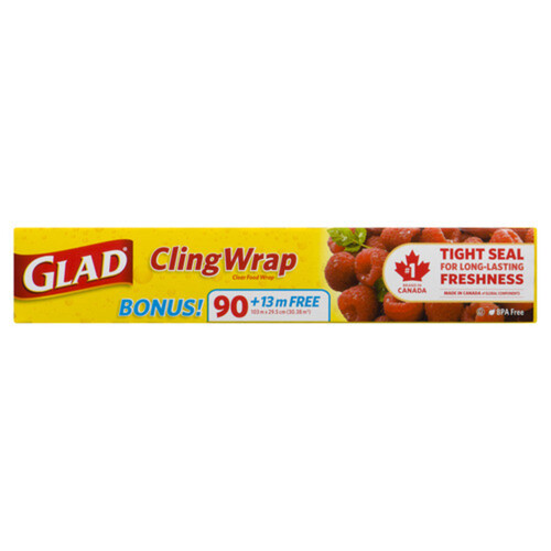 Glad Cling Wrap Tight Seal 103 m x 29.5 cm