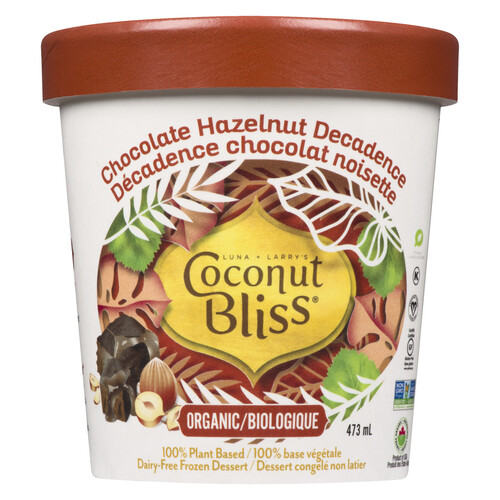 Coconut Bliss Organic Non-Dairy Frozen Dessert Decadence Chocolate
