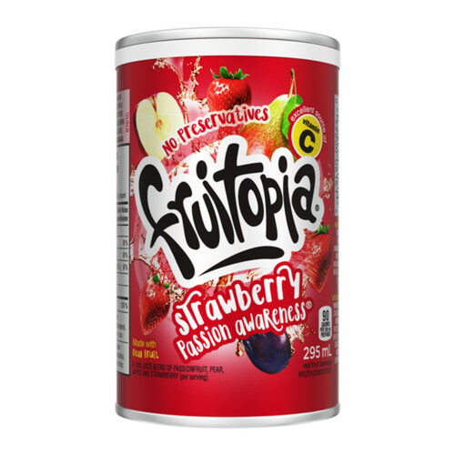 Fruitopia Frozen Beverage Strawberry Passion Awareness 295 ml