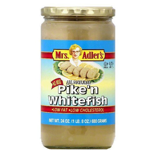 Mrs. Adler's Pike'n White Fish All Natural 680 g