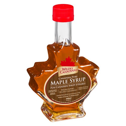Wildly Canadian Leaf Bottle Maple Syrup 200 ml