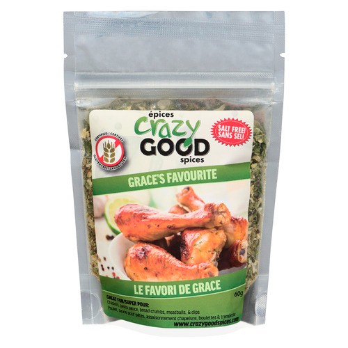 Crazy Good Salt-Free Spices Grace's Favourite 60 g