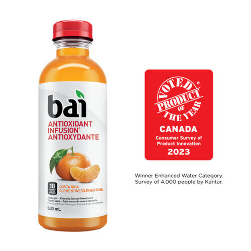 Bai Antioxidant Drink Costa Rica Clementine 530 ml (bottle)