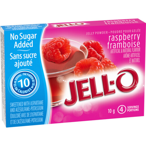 Jell-O Light Jelly Powder Gelatin Mix Raspberry 10 g