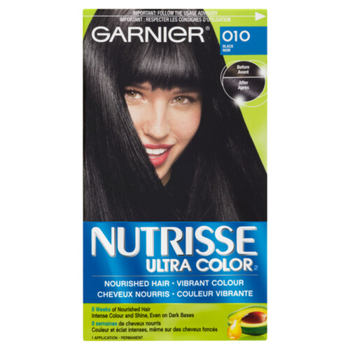 Garnier Nutrisse Hair Color Intense 010 Natural Black 1 EA