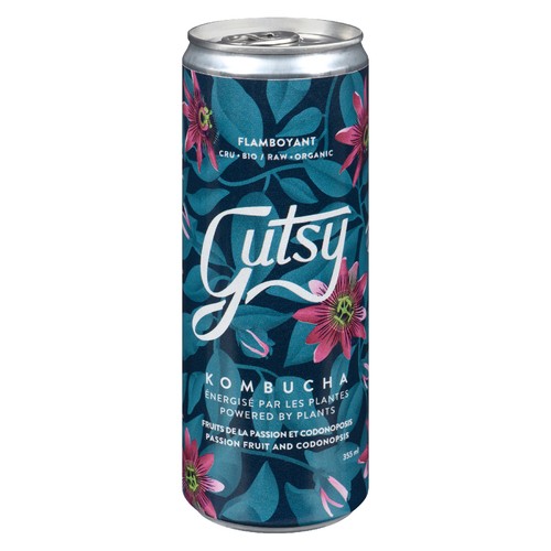 Gutsy Organic Kombucha The Flamboyant Drink 355 ml (can)