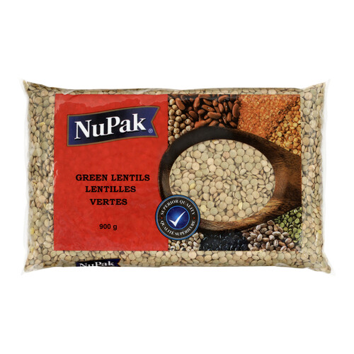 NuPak Green Lentils 900 g