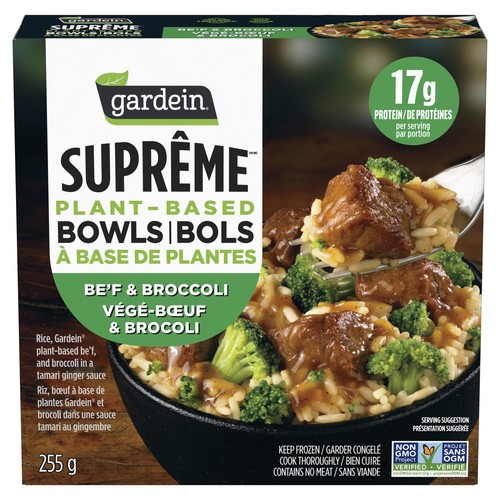 Gardein Supreme Plant Based Frozen Meal Be'f & Broccoli 255 g