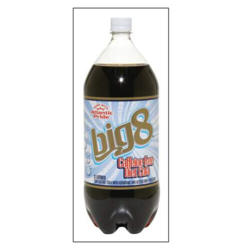 Big 8 Soft Drinks Diet Cola Caffeine Free 2 L (bottle)