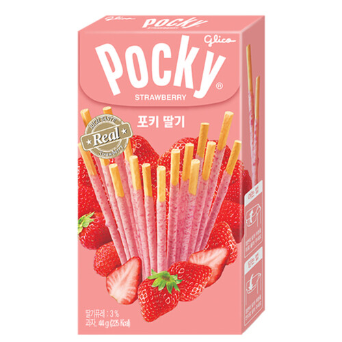 Glico Pocky Biscuit Sticks Strawberry 44 g