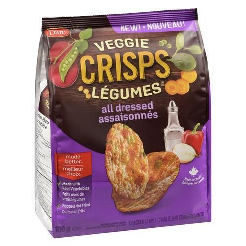 Dare Veggie Crisps Cracker All Dressed 100 g