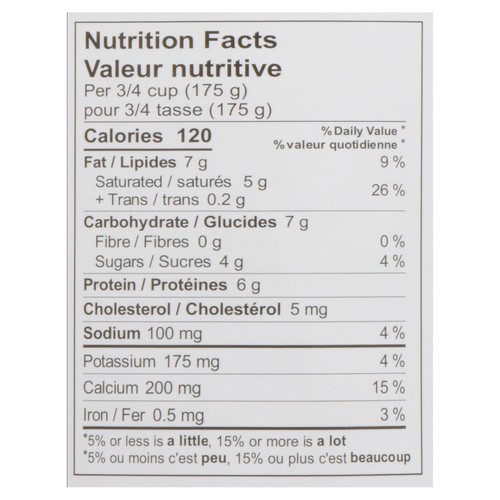Saugeen Organic 4.1% Whole Milk Yogurt Plain 908 g