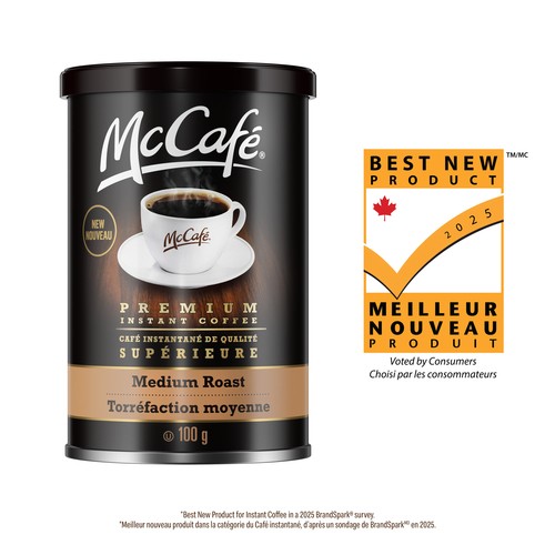 McCafé Premium Instant Coffee Medium Roast 100 g