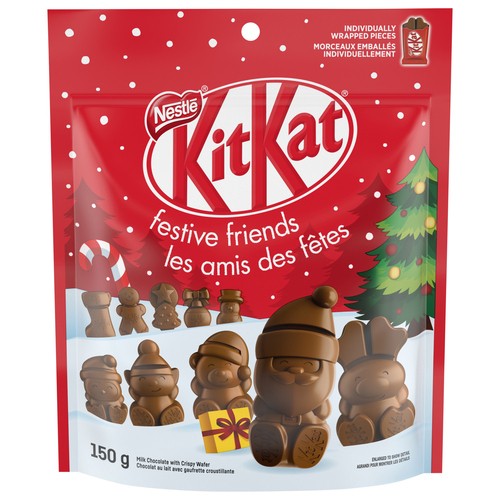 Kit Kat Chocolate Bag Festive Friends 150 g