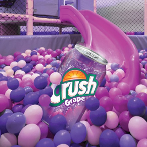 Crush Soft Drink Grape 12 x 355 ml (cans)