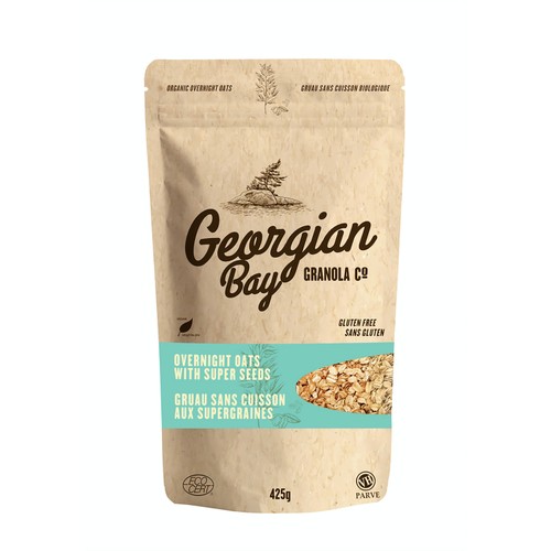 Georgian Bay Granola Organic Overnight Oats With Super Seeds 425 g