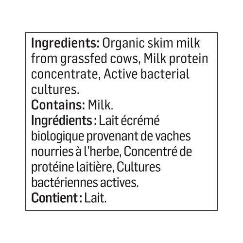 Olympic Organic 0% Greek Yogurt Plain 650 g